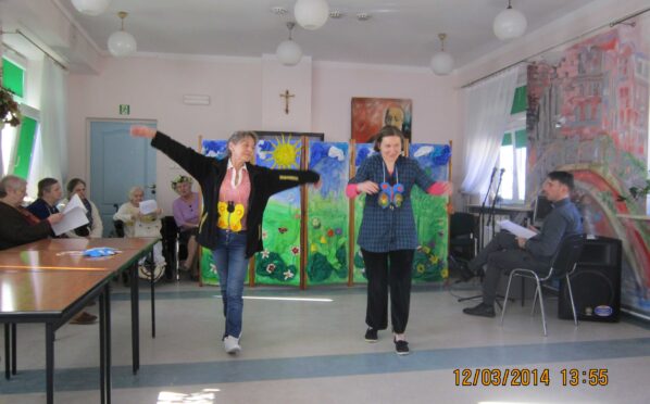 Koło teatralne – próby do przedstawienia ” Witaj Wiosno”