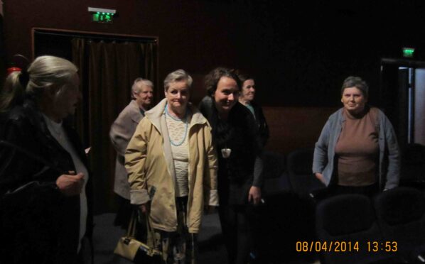 Seans filmowy w kinie Moskwa