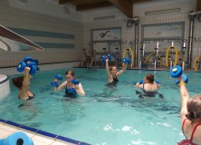 Czerwiec – sierpień 2014 – ćwiczenia z instruktorem na basenie w Citi Parku