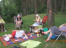 Wypoczynek nad zalewem w Cedzynie