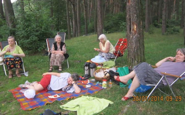 Wypoczynek nad zalewem w Cedzynie