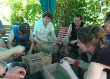 Czerwiec-lipiec – Nietypowe zajęcia kulinarne w ogrodzie