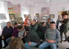 16.10.2015 – goście na wystawie prac plastycznych Anny Król
