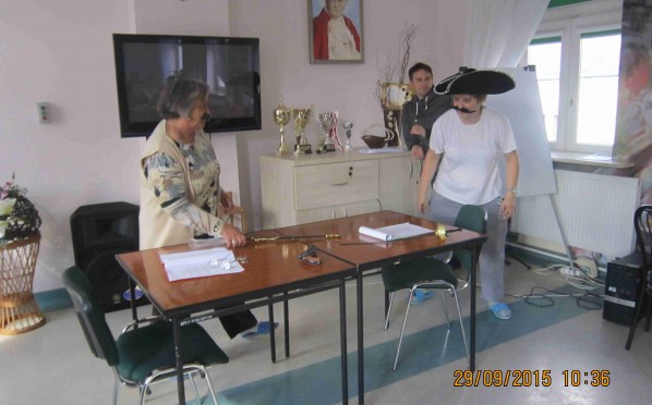 Wrzesień – próby do spektaklu „Zemsta”