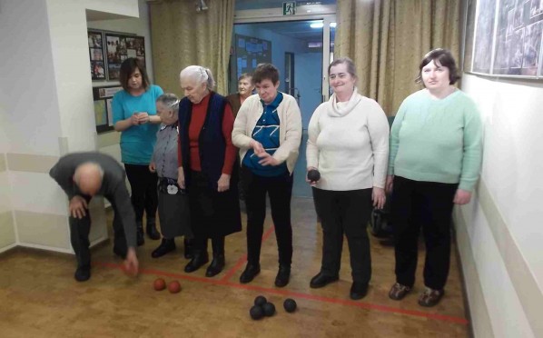 Boccia w DPS im. Jana Pawła II