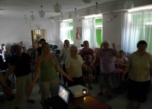 Nauka tańca i hymnu Światowych Dni Młodzieży