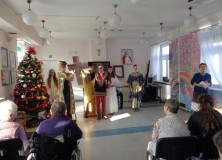 Jasełka w DPS w wykonaniu Młodych Ewangelizatorów z Koinonii Św. Pawła