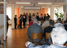 27.11.2017 Udział w występie chóru młodzieżowego „Kantylena”  w DPS im. Jana Pawła II