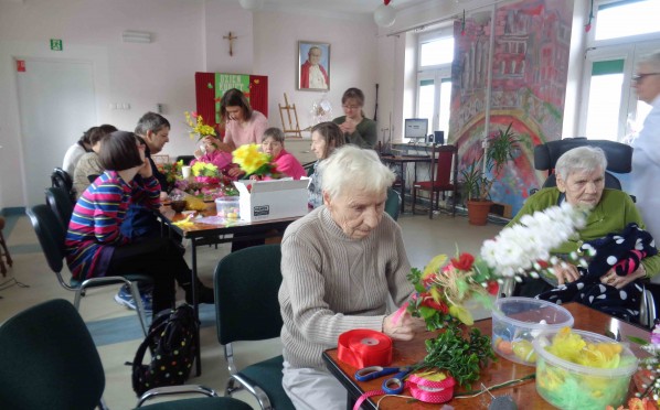 Świąteczne zajęcia z uczestnikami ŚDS z ul. Kołłątaja